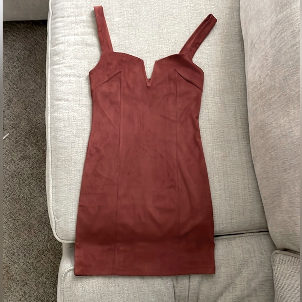 Forever 21 faux suede dress